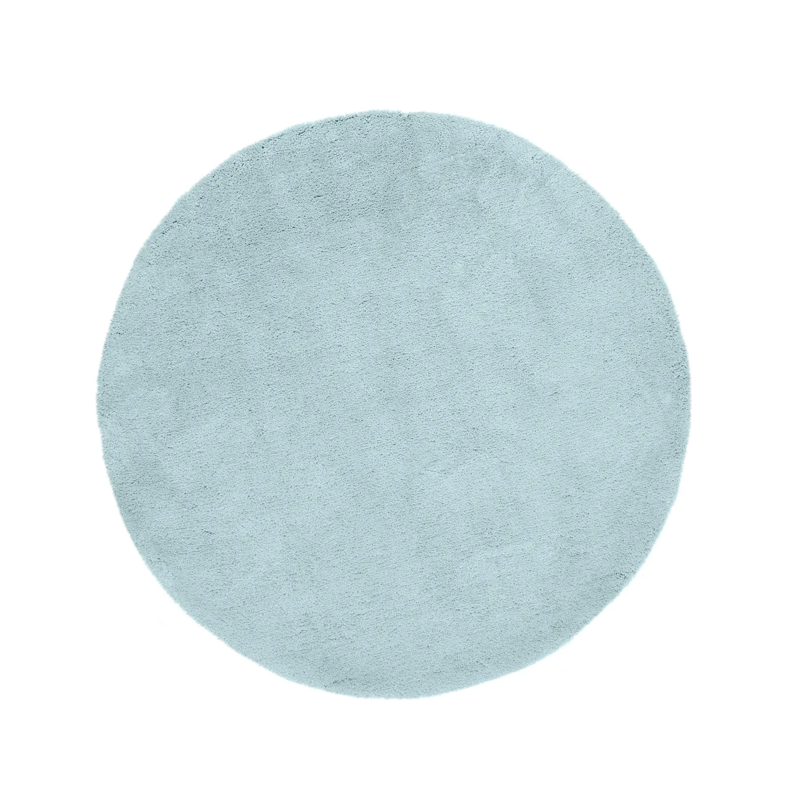 Teddy Bear Circle Rug Duck Egg