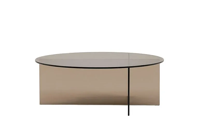Arvelo Glass Coffee Table - Charcoal