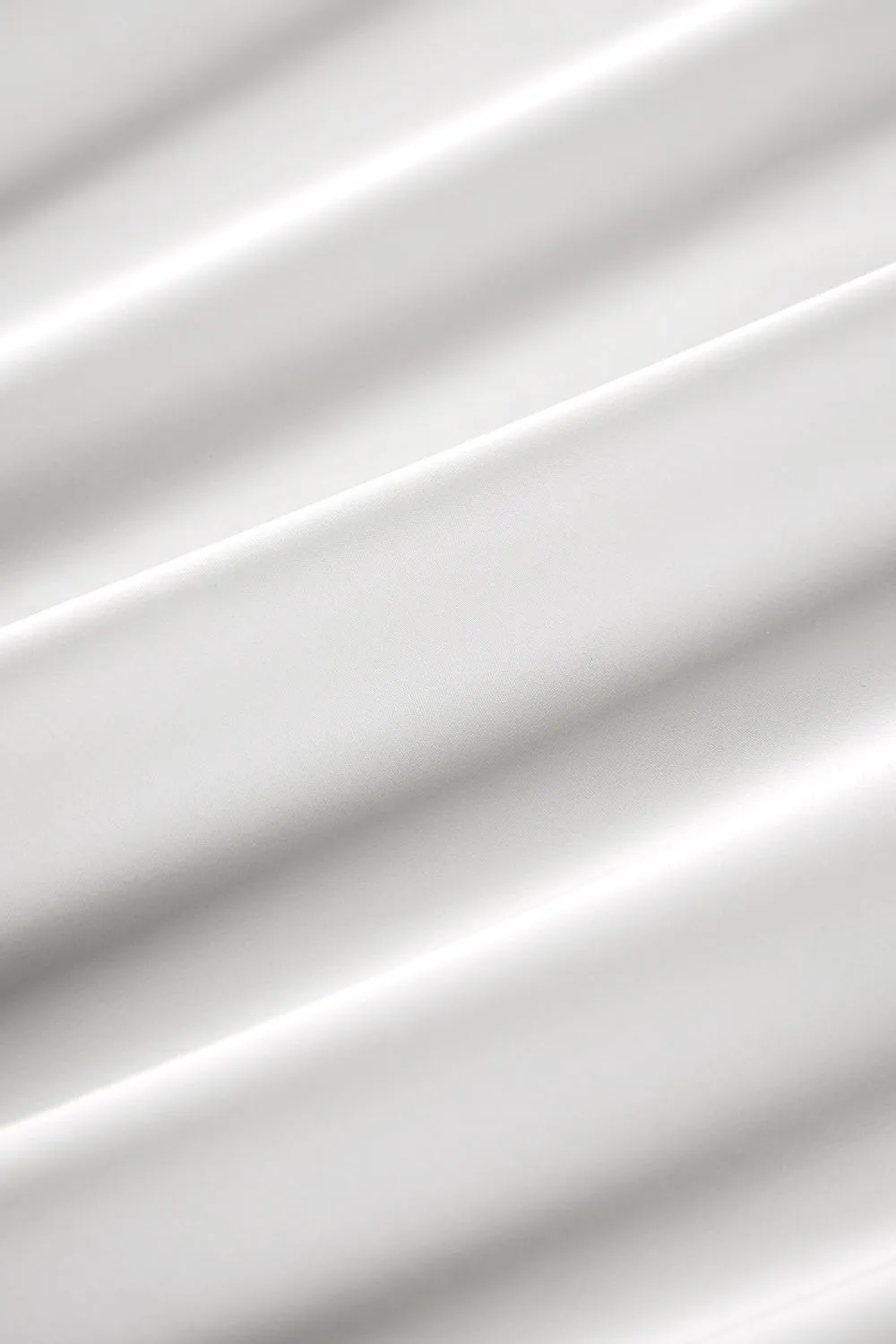 CHRISTY 400TC Luxury Cotton Sateen Plain Dye Full Sheet Bundle in White 3