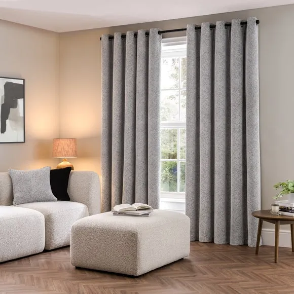 Tabitha Chenille Eyelet Curtains 2
