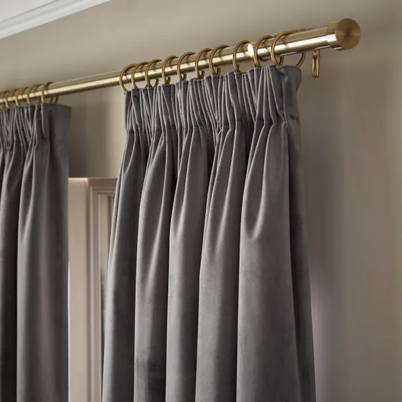 Luxe Velour Pencil Pleat Curtains 1