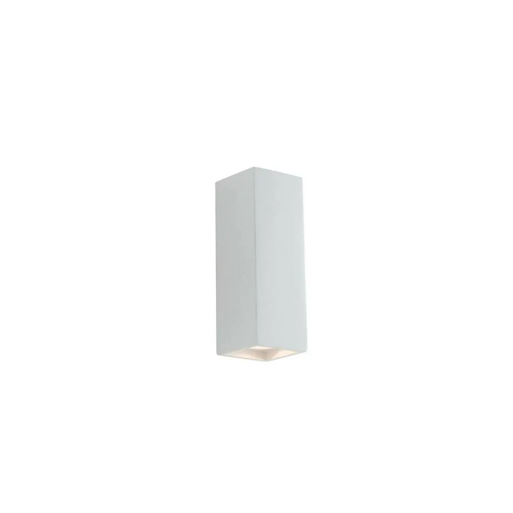 Netlighting Foster Paintable Plaster Up Down Wall Lamp White GU10
