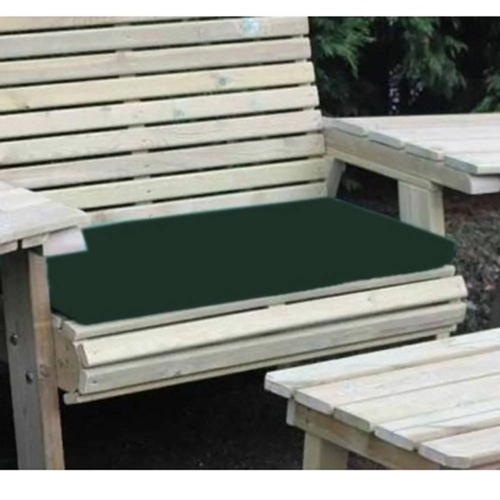 Churnet Valley Garden Furniture Ltd Waterproof Seat Pads - Triple - Green Cushion - Outdoor Cushion 2