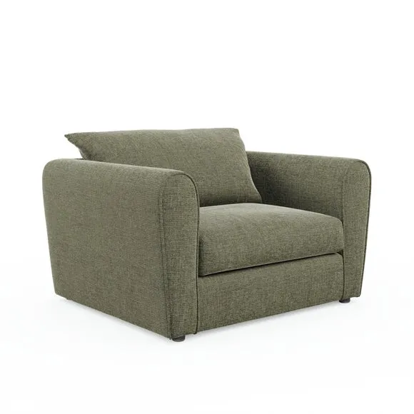Blake Soft Texture Chenille Snuggle Chair 6