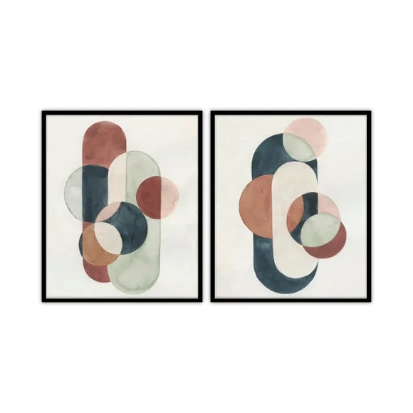 Set of 2 Loops Bounds Framed Prints 2
