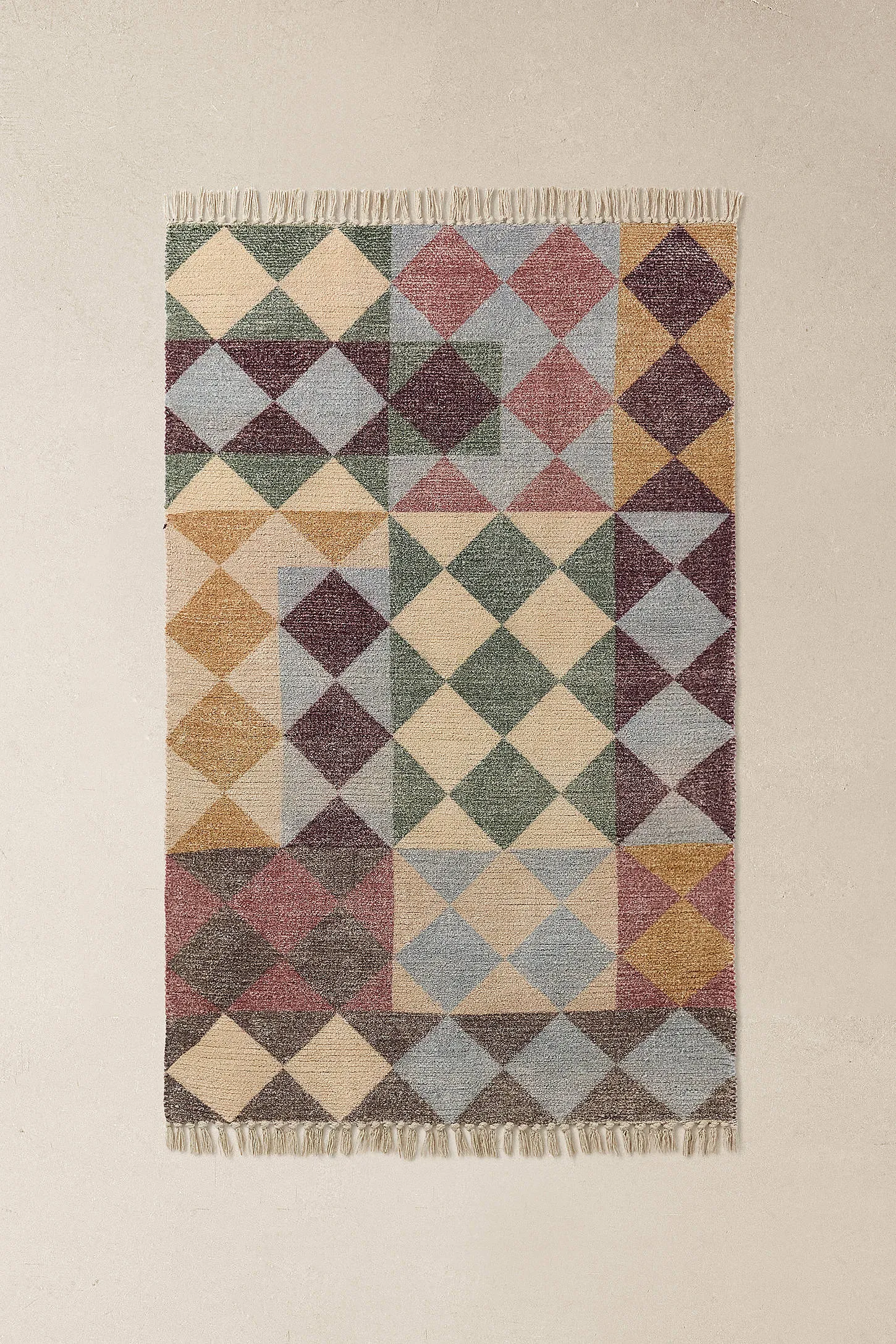 Tile Stripe Reversible 3x5ft / 90x150cm Rug