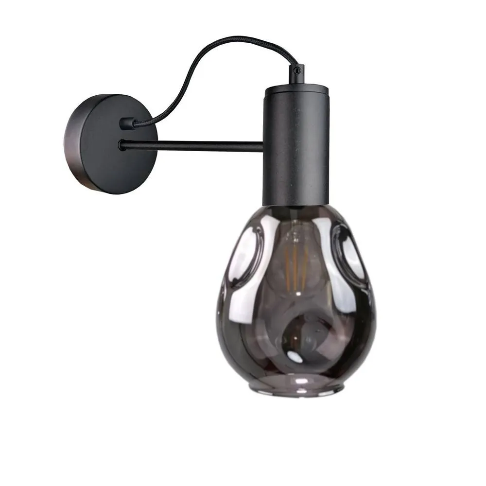 Netlighting Kari Wall Lamp Black 25cm 1x E27