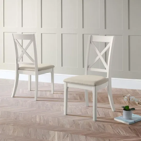 Provence Set of 2 Dining Chairs, Grey