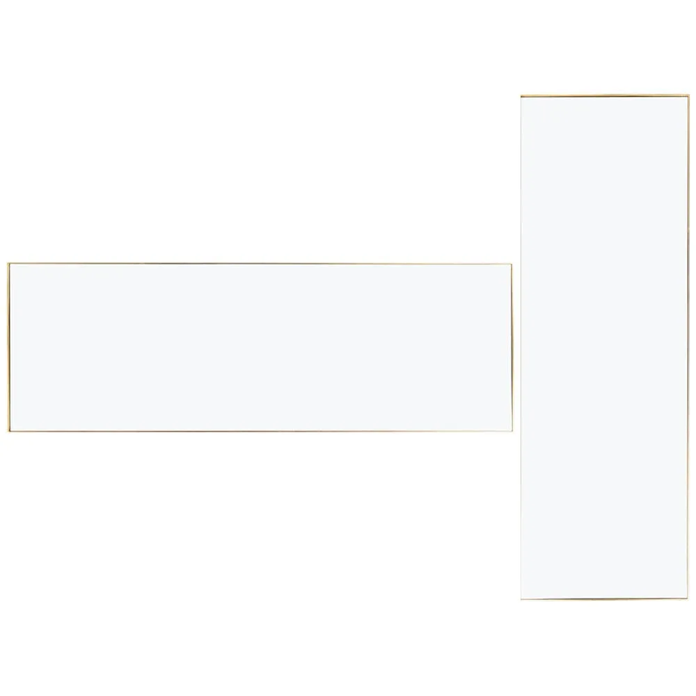 Heal's Fine Edge Mirror Rectangle 150x50cm Gold 1