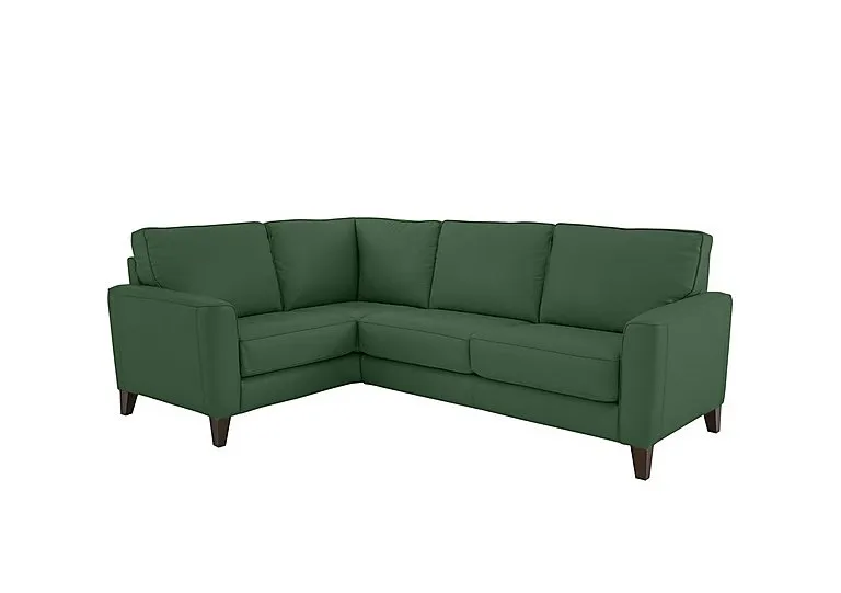 Brondby Small NC Leather Left Hand Facing Corner Sofa - Sofas and Armchairs - In Time for Christmas