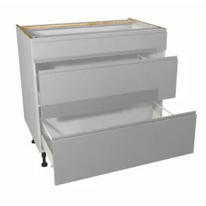 Madison Grey 3 Drawer Base Unit - 900mm 2