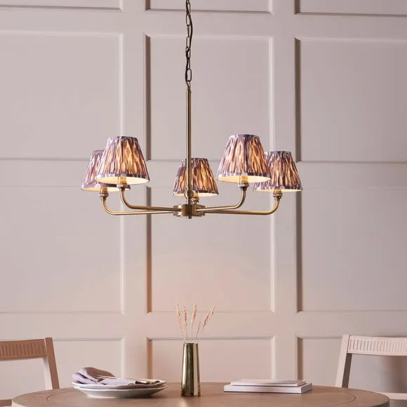 Vogue Leila 5 Light Adjustable Chandelier