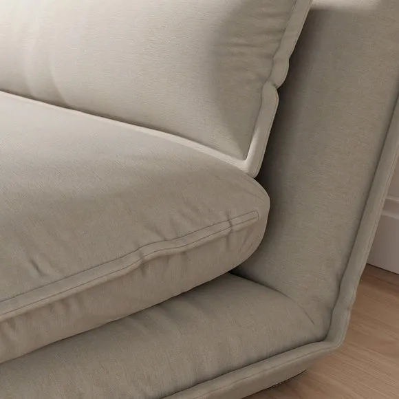 Jackson Natural Flatweave Foldable Small Double Sofabed 3
