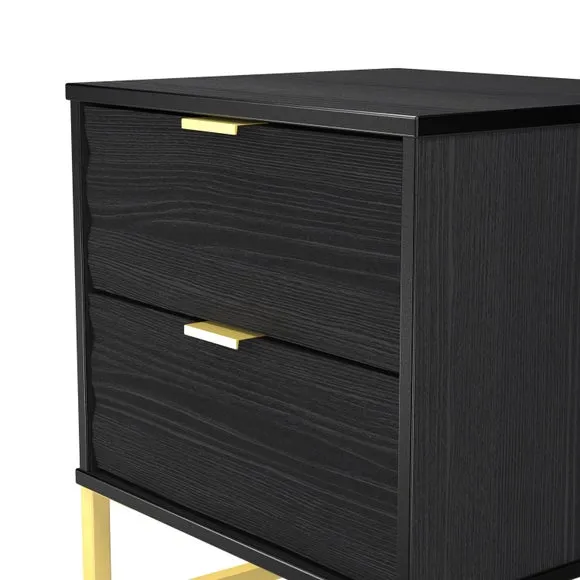 Tuxford 2 Drawer Bedside Table 5