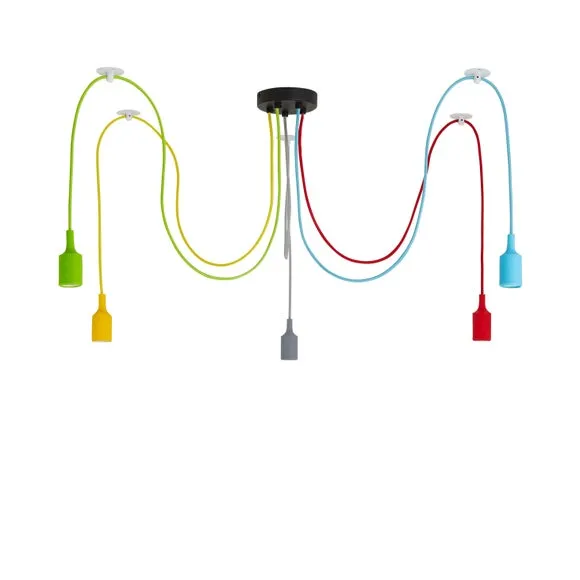 Rainbow Flex 5 Light Spider Ceiling Light 5