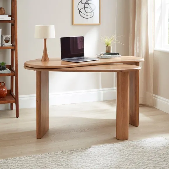 Ludo Swivel Desk, Mango Wood 2