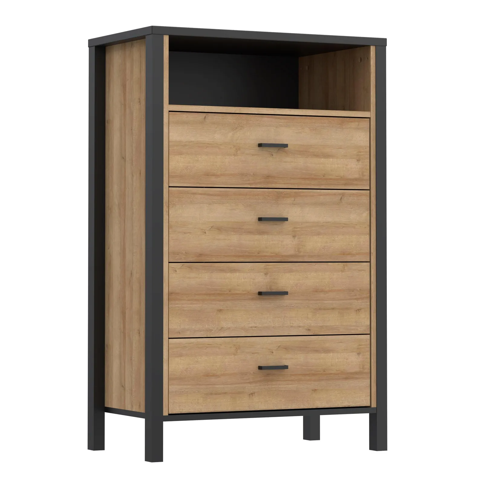 Furniture To Go High Rock Chest of Drawers in Black