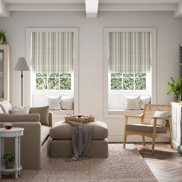 Churchgate Belton Stripe Easy Chain Roman Blind 1