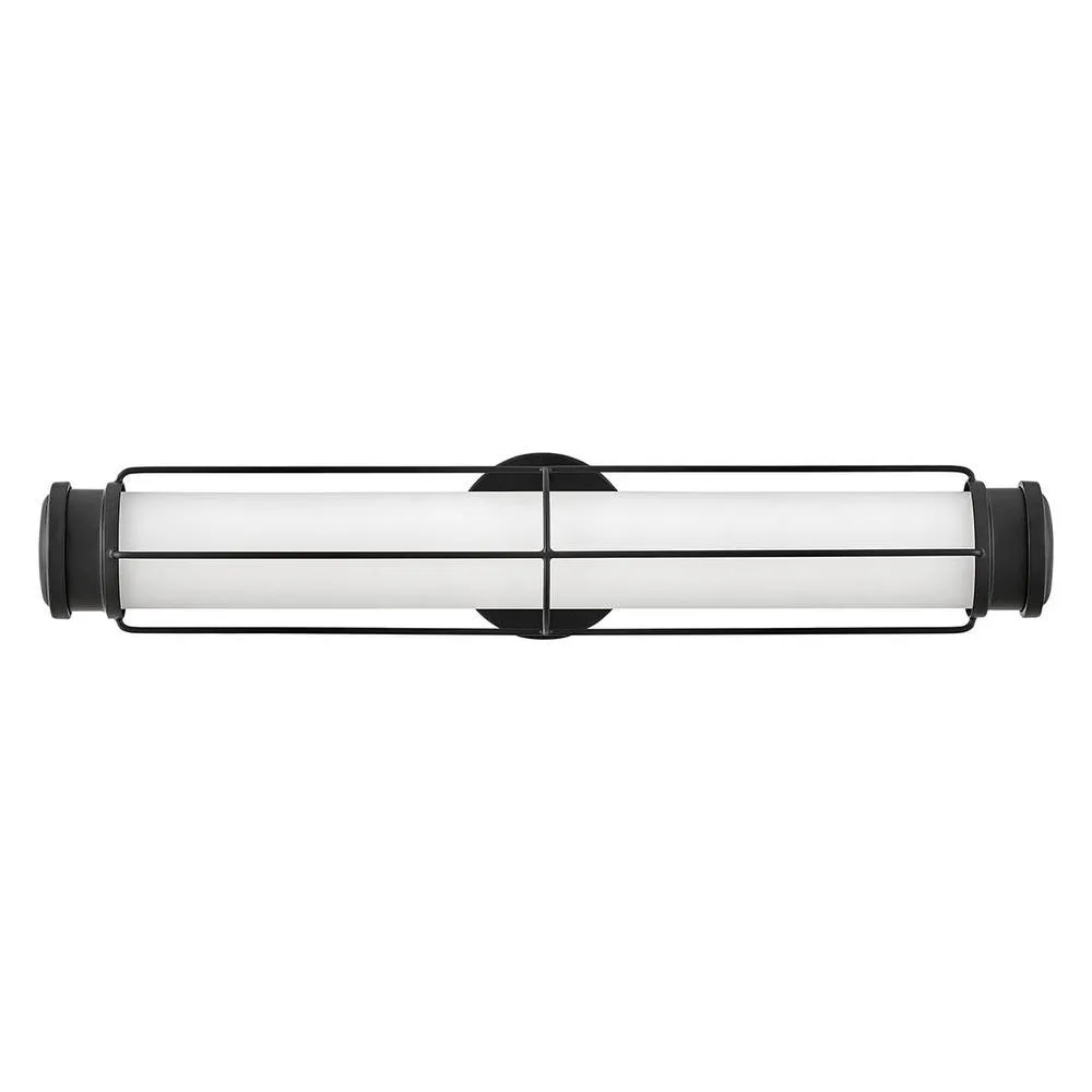 Netlighting Saylor Medium Integrated LED Wall Light Matte Black 3000K IP44