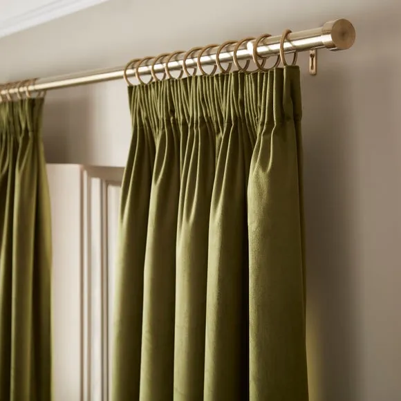 Luxe Velour Pencil Pleat Curtains 1