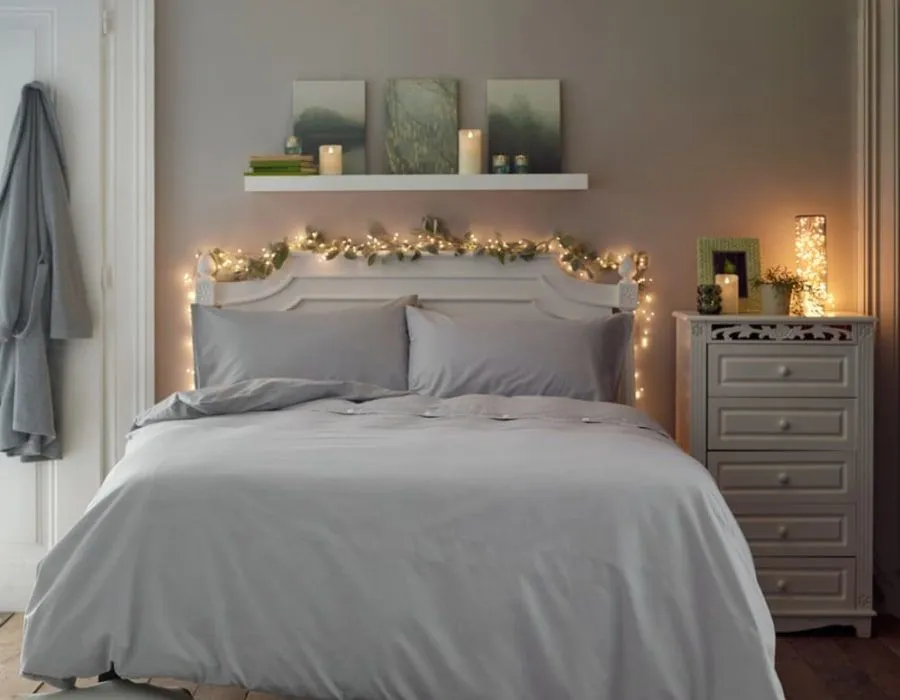 Deyongs Southwick Melange Look Fitted Sheet - Smooth, Soft & Breathable | 1846 in Grey 2