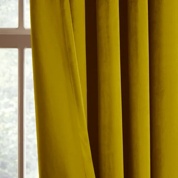 Luxe Velour Eyelet Curtains (Blackout Available) 4