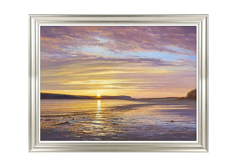 Late Evening Stroll Framed Picture