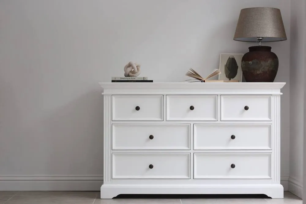 Statement Furniture Gainsborough White 3 Over 4 Chest of Drawers 2
