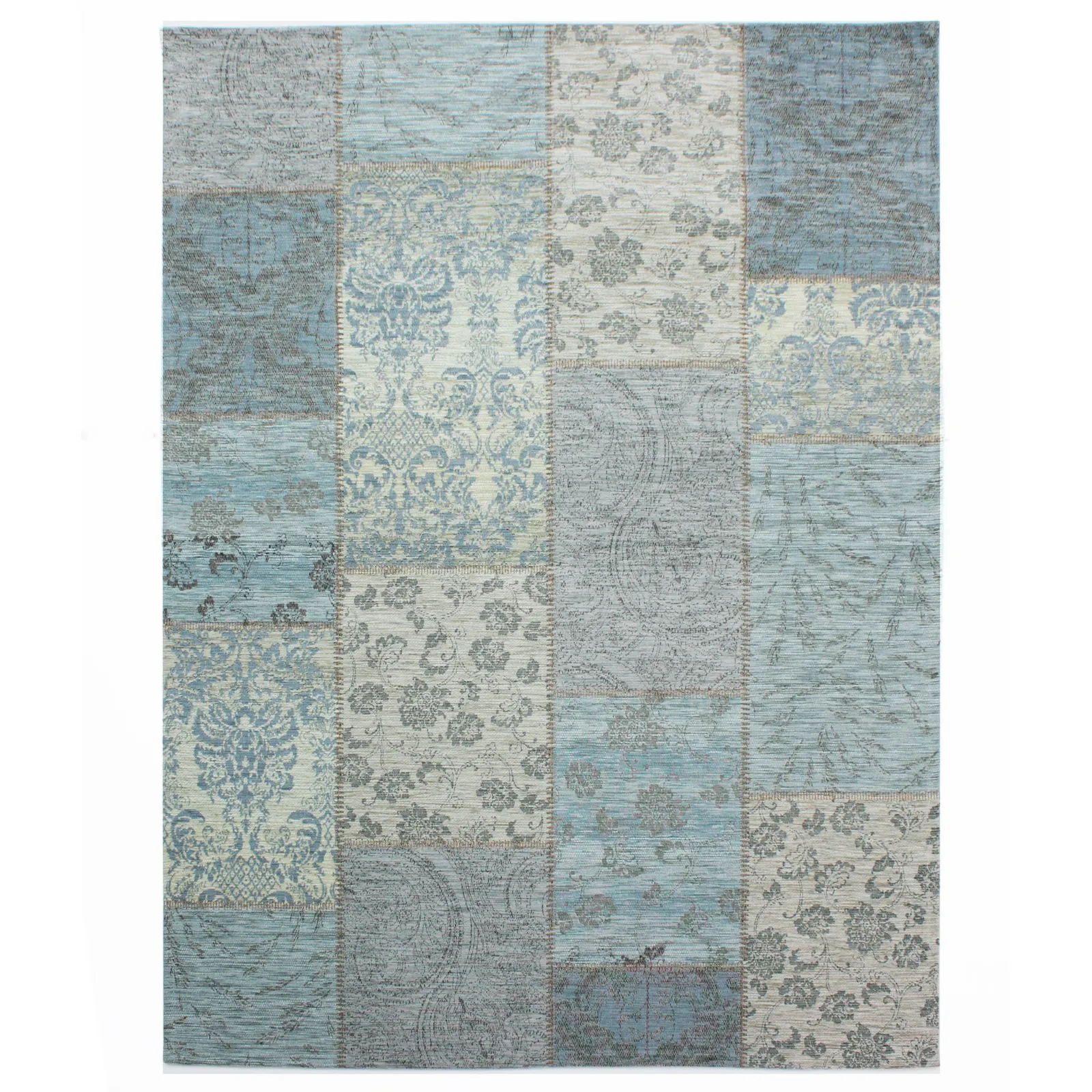 Romance Patchwork Rug Duck Egg (Blue)