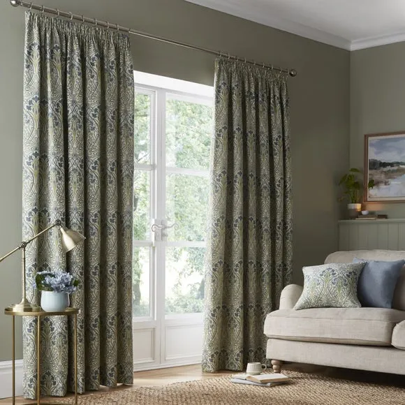 Lucetta Pencil Pleat Curtains (Blackout Available) 1