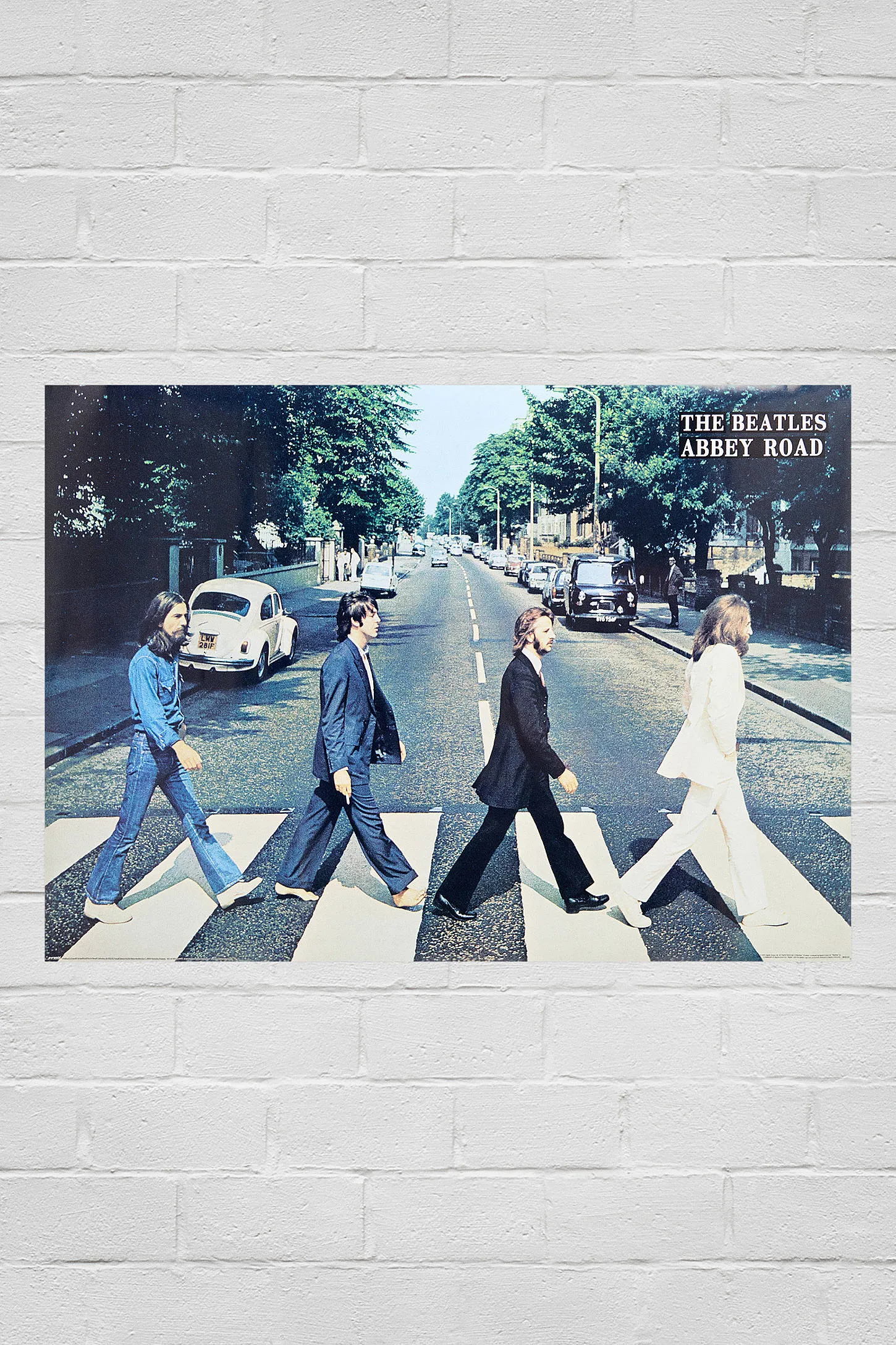 Beatles Abbey Road 60x91cm Wall Art Print