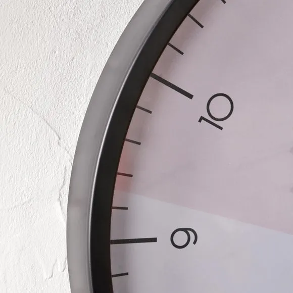 Geometric Marble Print Wall Clock 2