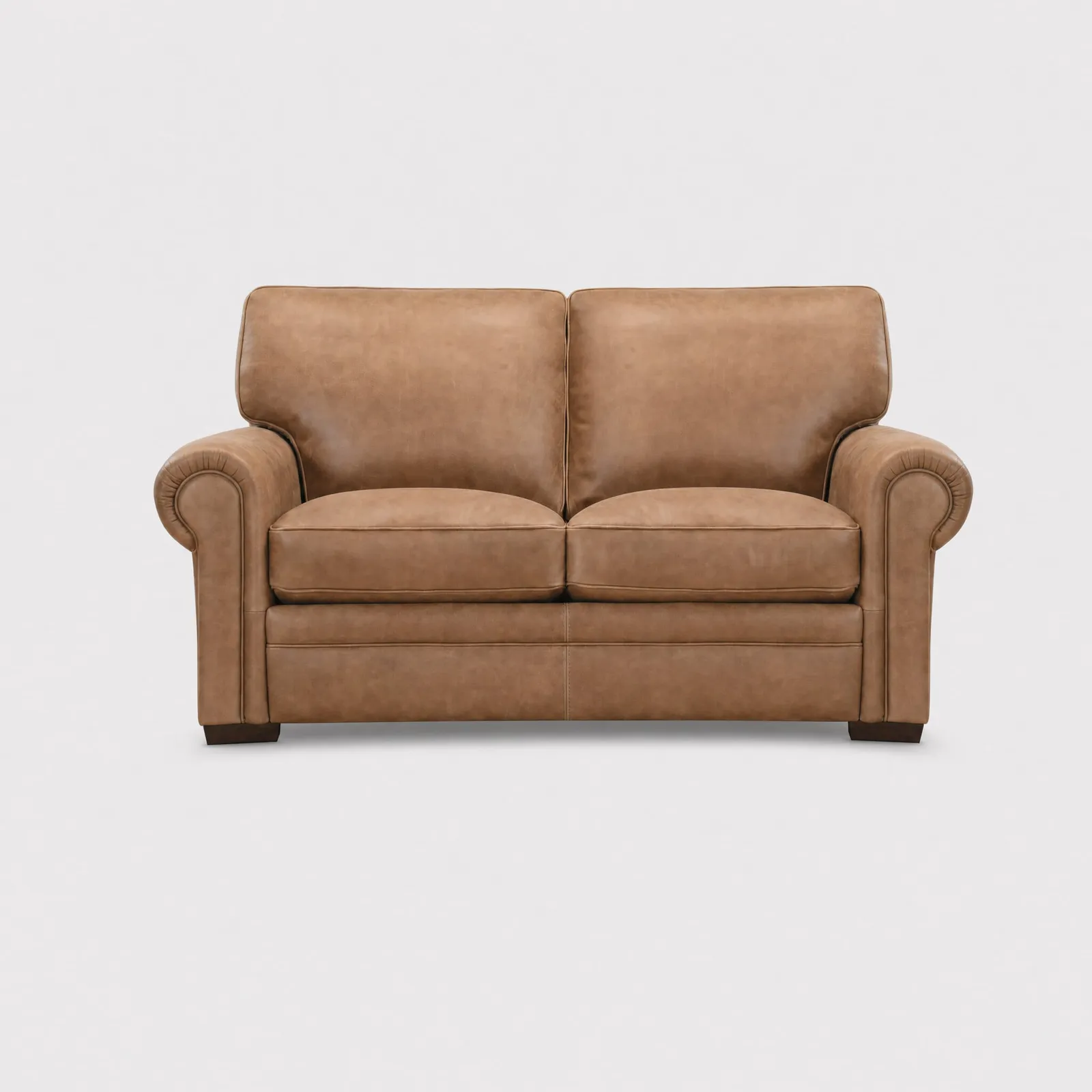 Bellagio 2Str Sofa, Brown Leather | Barker & Stonehouse