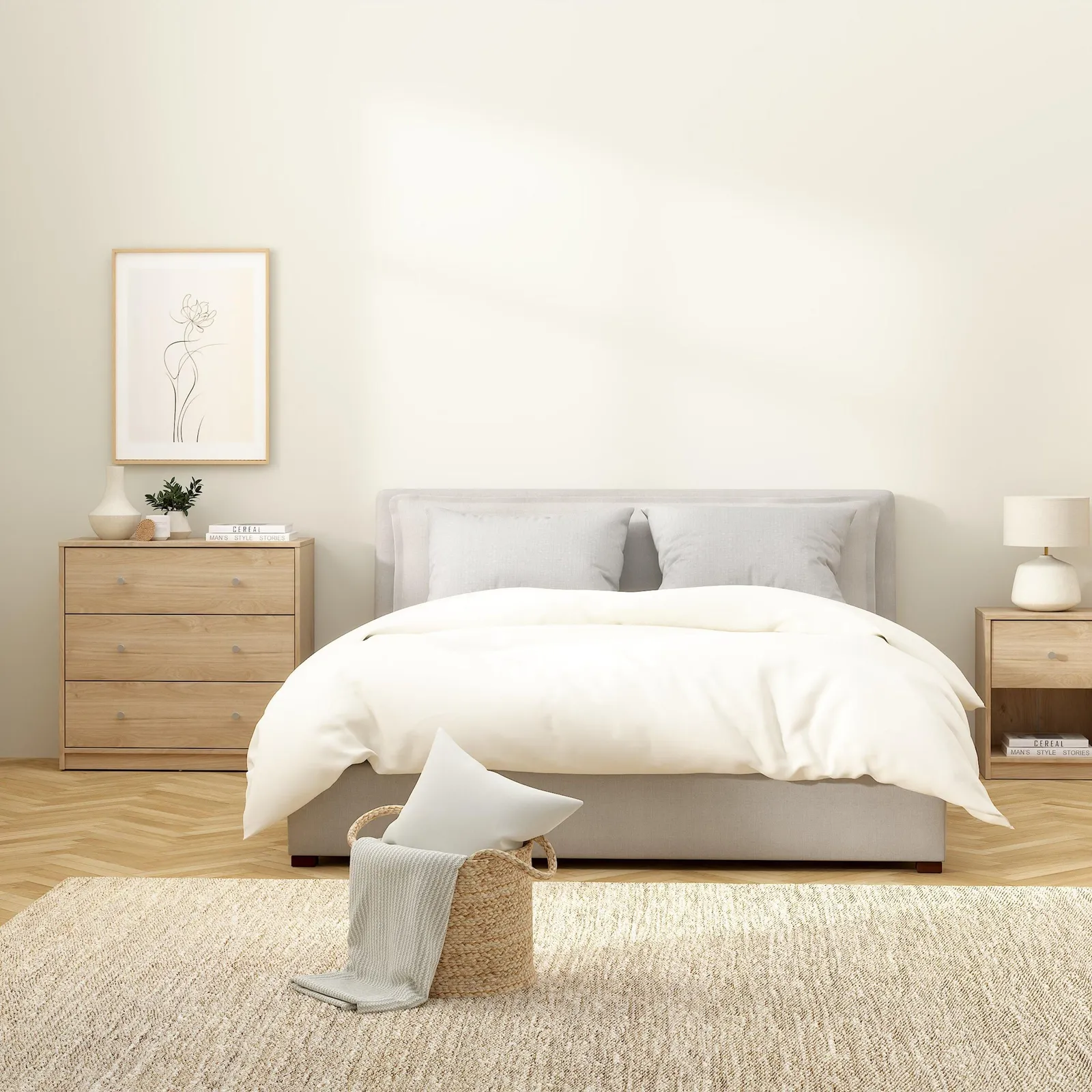 Furniture To Go May Chest of 3 Drawers in Light Oak 6