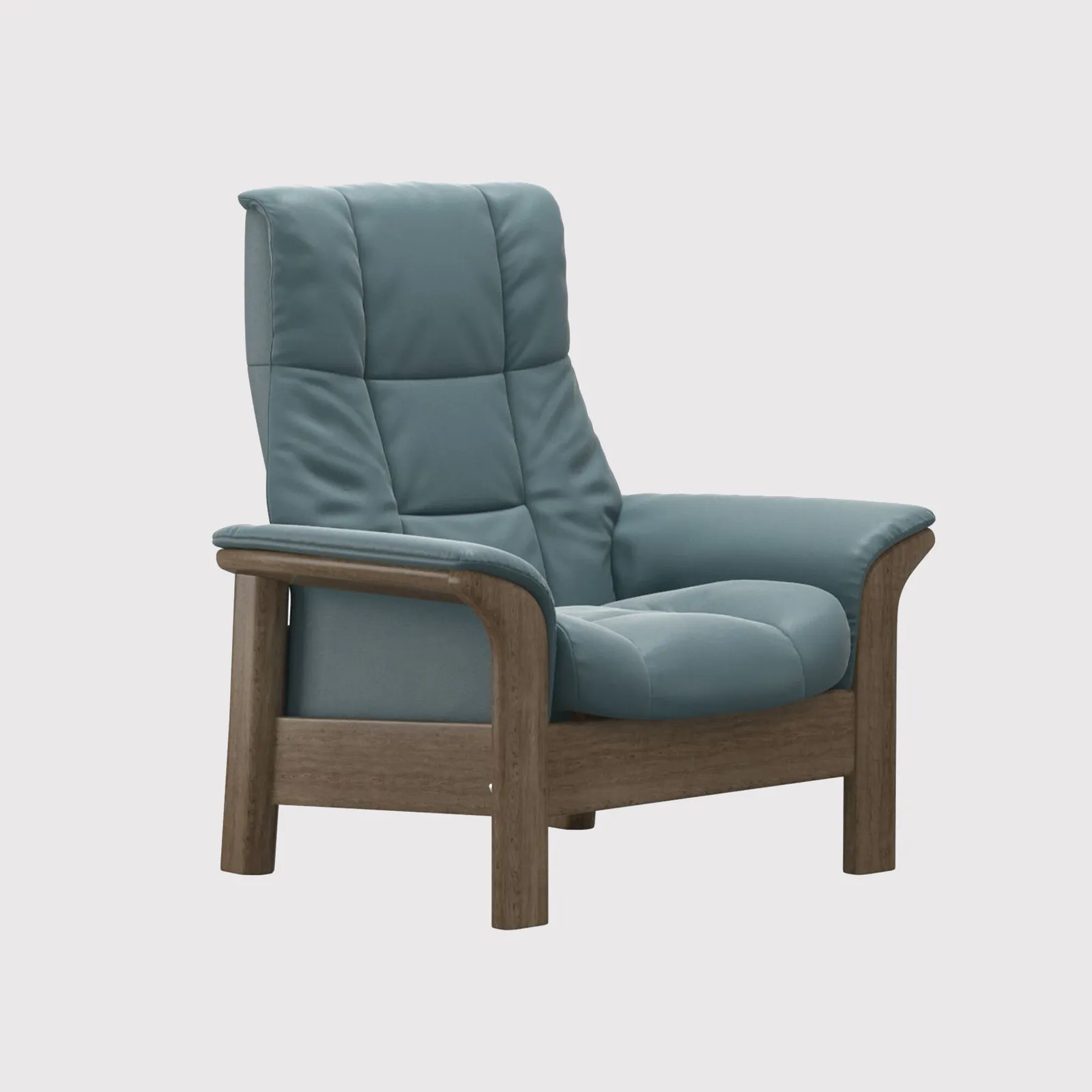 Stressless Windsor Armchair, Blue Leather | Barker & Stonehouse 1