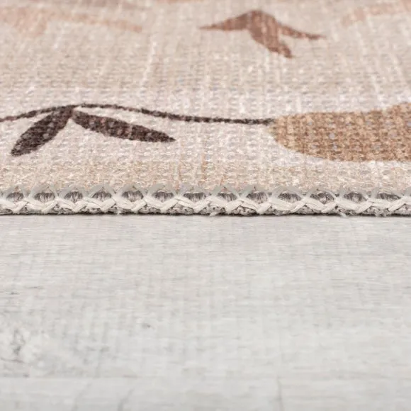 Hani Floral Washable Rug 4