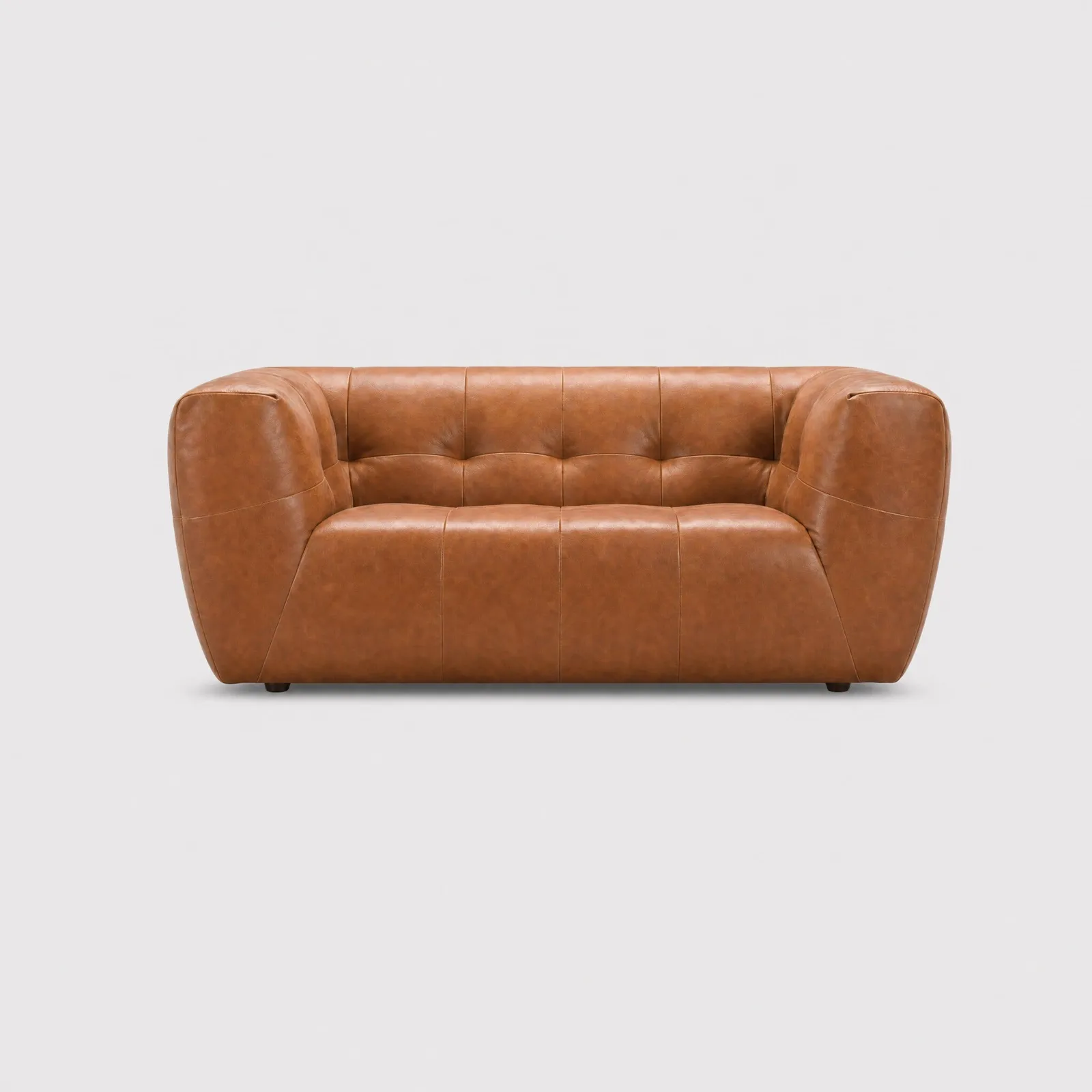Atticus 2Str Sofa, Brown Leather | Barker & Stonehouse