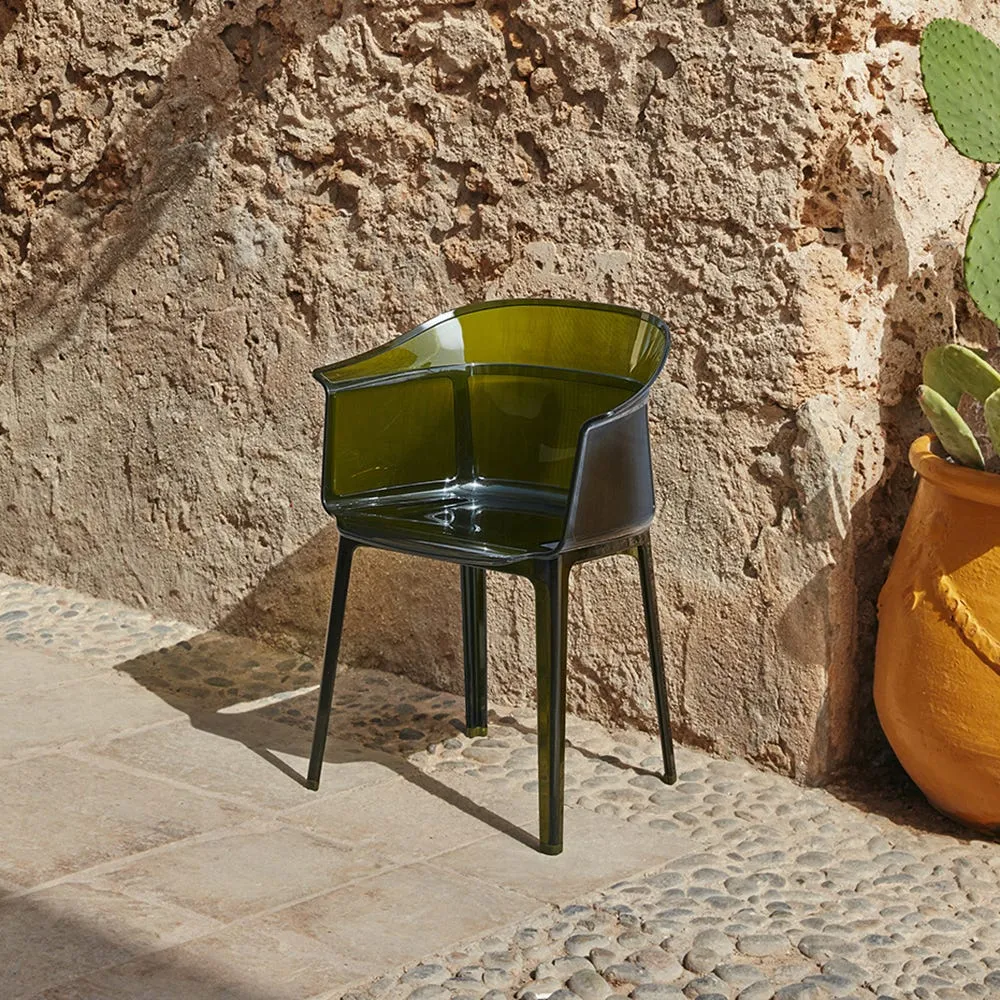 Kartell Papyrus Dining Chair Crystal Set of 2 3
