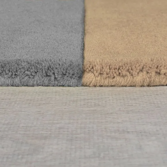 Lozenge Abstract Shaped Wool Rug 4