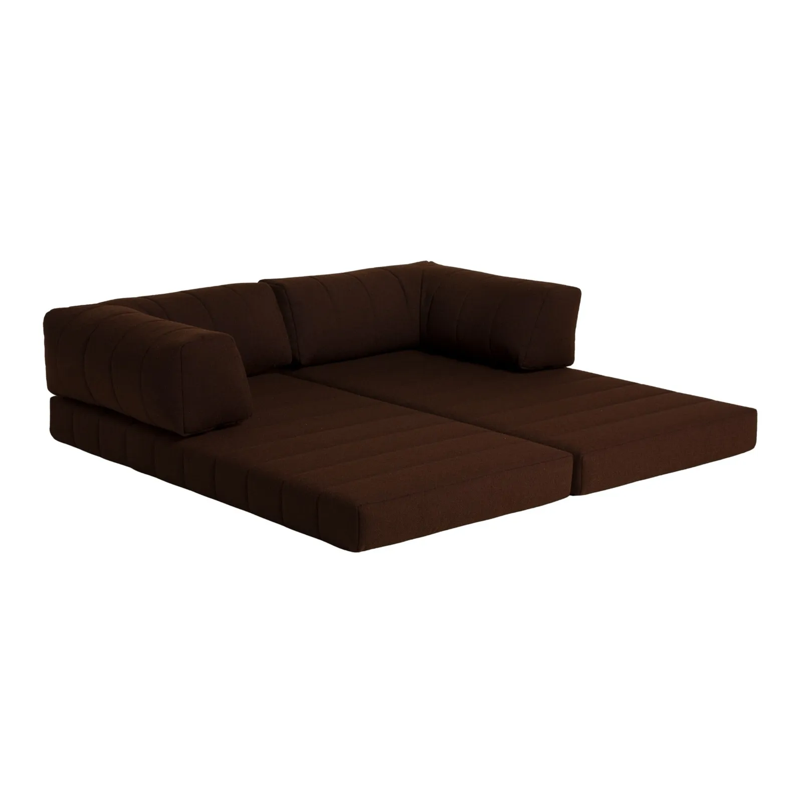 Miro Sofa Bed Bed, Brown Fabric | Barker & Stonehouse 3