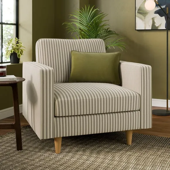 Zoe Linford Stripe Armchair 1