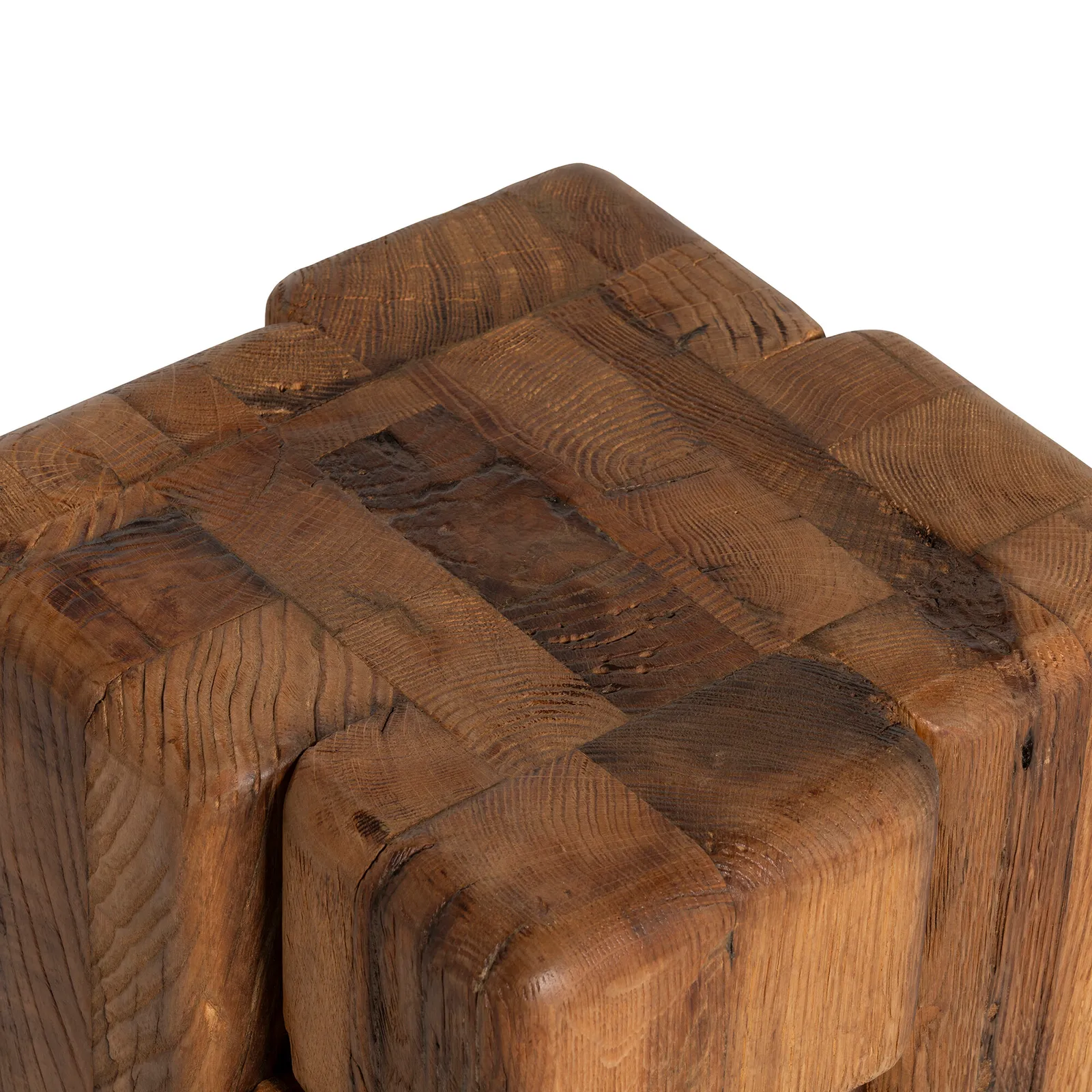 Brecon Square Stool 35X35X45Cm, Brown Oak | Barker & Stonehouse 5