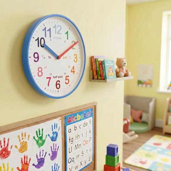 Acctim Wickford Time Teaching Kids Wall Clock 1