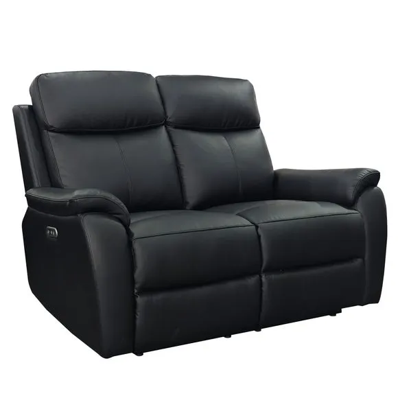Aspire Kingsmere Leather Power Recliner 2 Seater Sofa 5