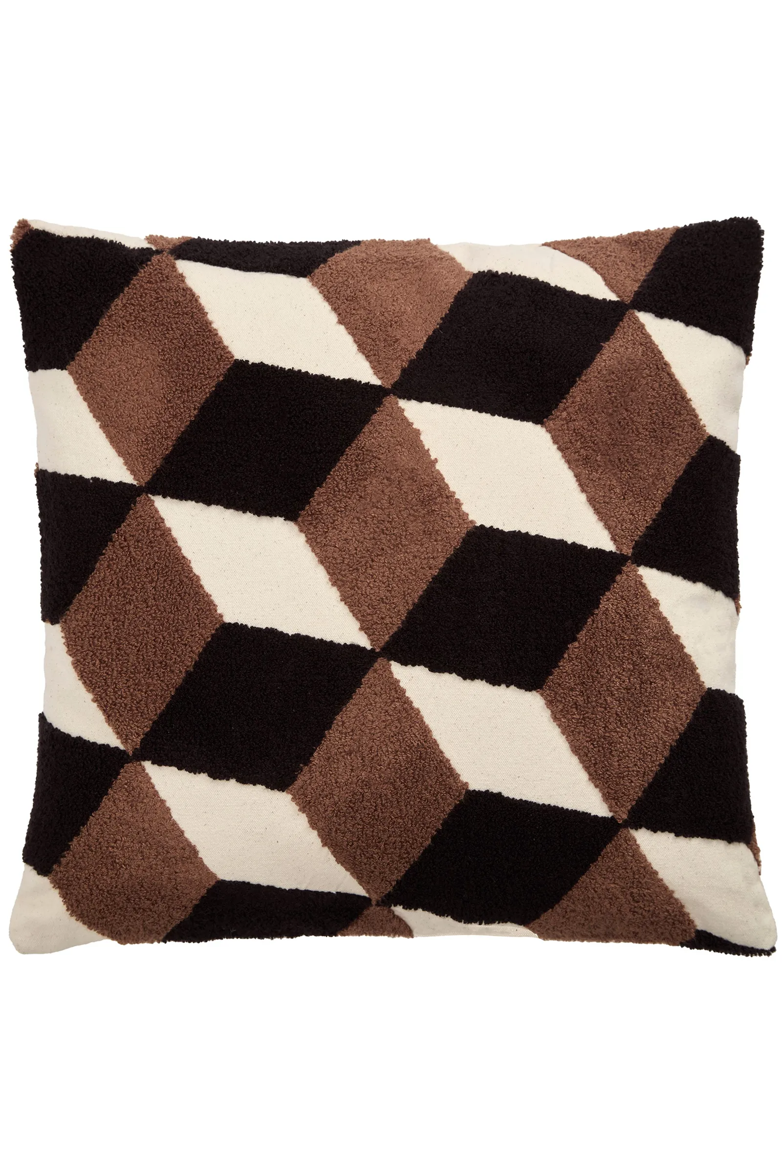 Appletree 'Jett' Tufted Geo Textured Filled Cushion 2