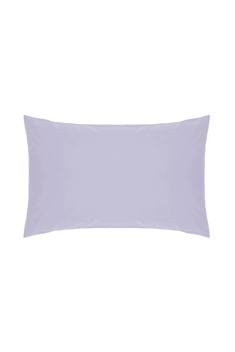 Belledorm Easy Care 200 Thread Count Cotton Polyester Percale Housewife Pillowcase in Pale Lilac 1