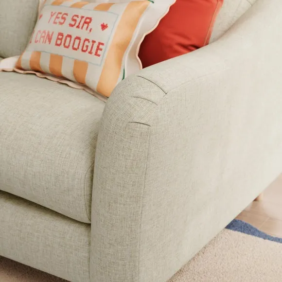 Hattie Slub Faux Linen 2 Seater Sofa 6