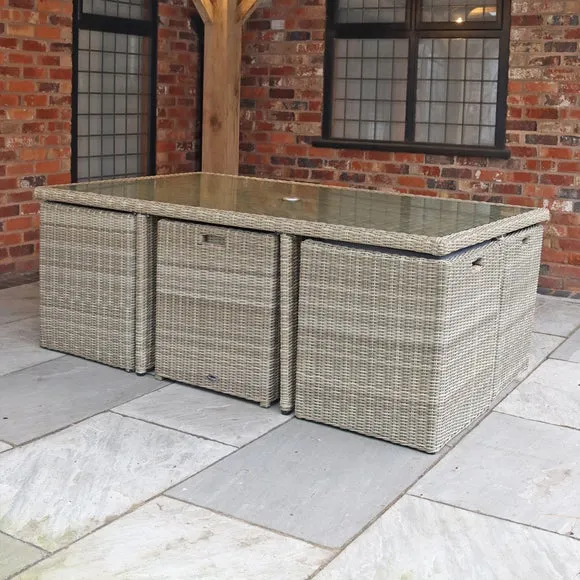 Wentworth 10 Seater Outdoor Cube Dining Set 5
