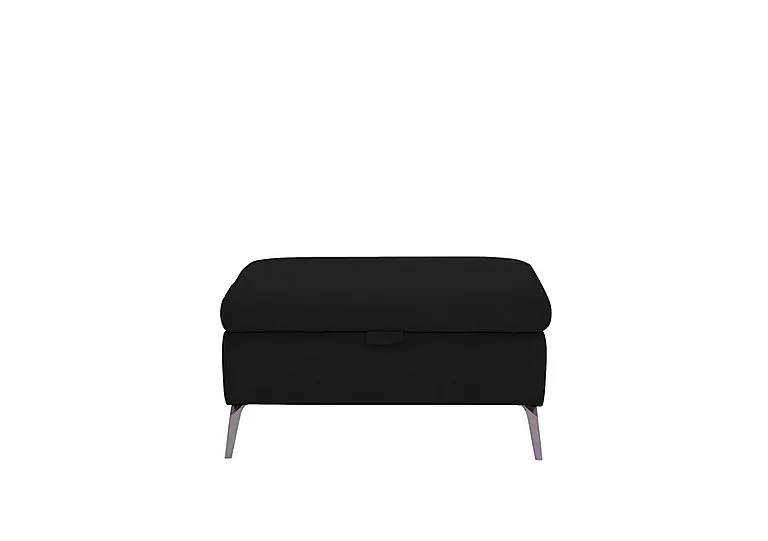 Jude Leather Storage Footstool