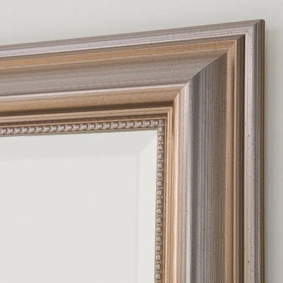 Yearn Beaded Overmantel Wall Mirror 2